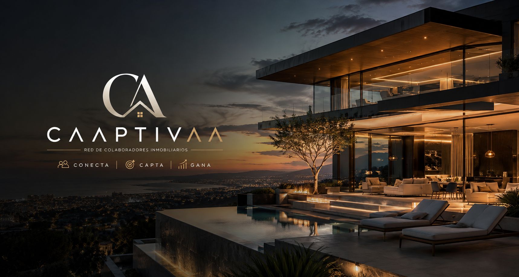 CAAPTIVAA — Red de colaboradores inmobiliarios · Conecta, capta, gana
